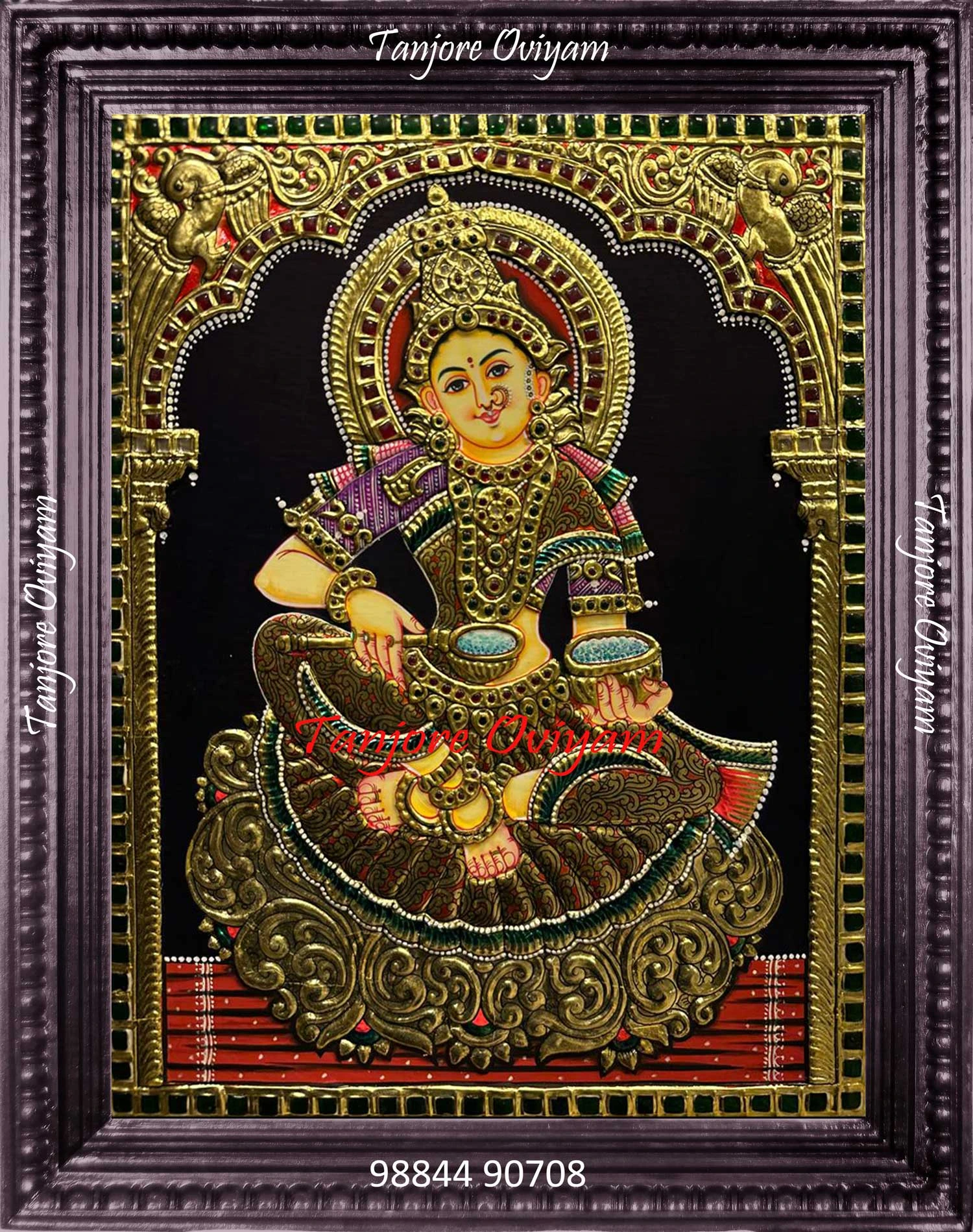 Annapoorani Tanjore painting